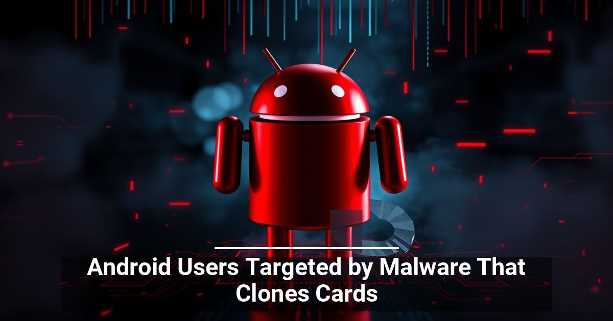 Android Users Targeted by Malware That Clones Cards