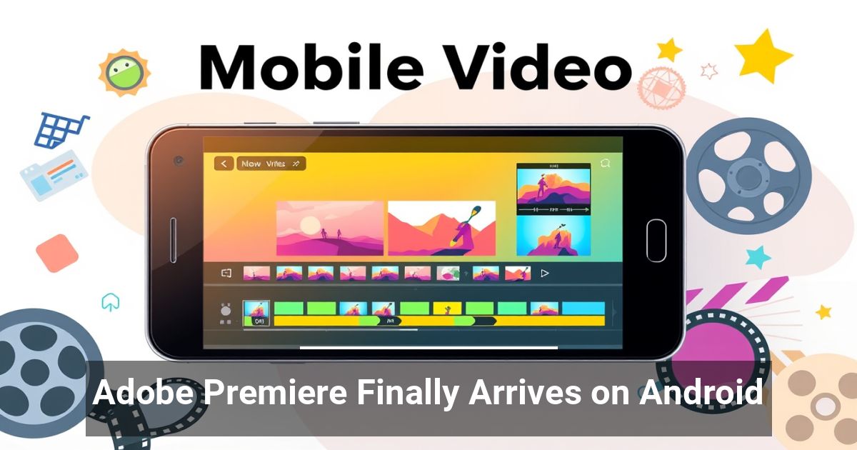 Adobe Premiere Finally Arrives on Android